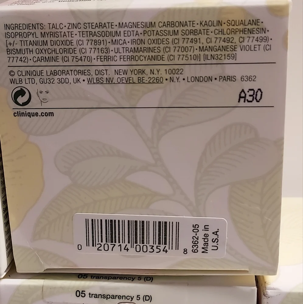 CLINIQUE Blended Face Powder *05 TRANSPARENCY*